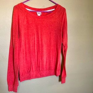 Coral long sleeve top